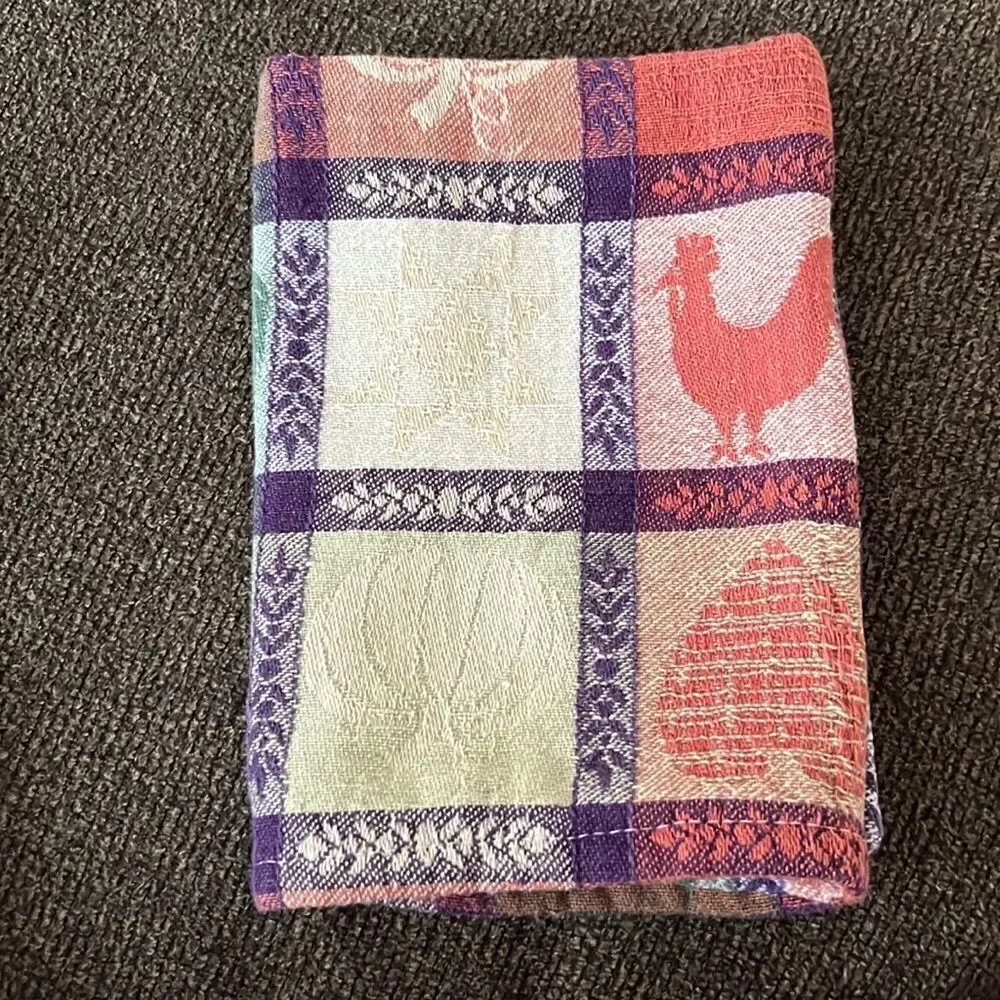Autumnal2 Farmhouse Set of 4 Dinner Square Cloth Napkins- 16” by 16”
